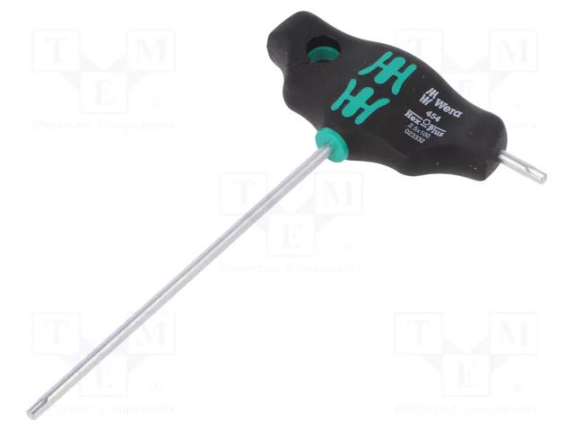 Screwdriver: standard; hex key; HEX 2.5mm; 400; Overall len: 132mm WERA WERA.05023332001