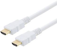 CABLE, HDMI A PLUG-PLUG, 3.3FT, WHITE VHA00009-1M