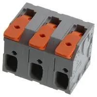 TERMINAL BLOCK, WTB, 3POS, 24-8AWG 2606-3353