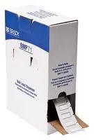 LABEL, HEAT SHRINK, 6.35MM X 25.4MM, WHT BM-250-1-342