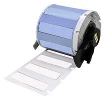 LABEL, HEAT SHRINK, 6.35MMX44.45MM, WHT M6-250-175-342-WT