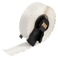 LABEL PRINTER TAPE, 0.375" X 30 , WHITE M6C-375-499