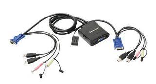 2-Port USB Cable KVM Switch with Audio and Microphone GCS72U