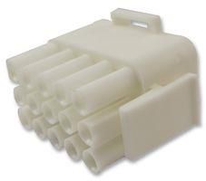 HOUSING, PLUG, 3 ROW, 15 WAY, NYLON 350736-1