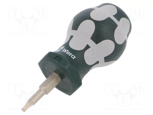 Screwdriver: standard; square; RB1; STUBBY; Blade length: 25mm WERA WERA.05008863001