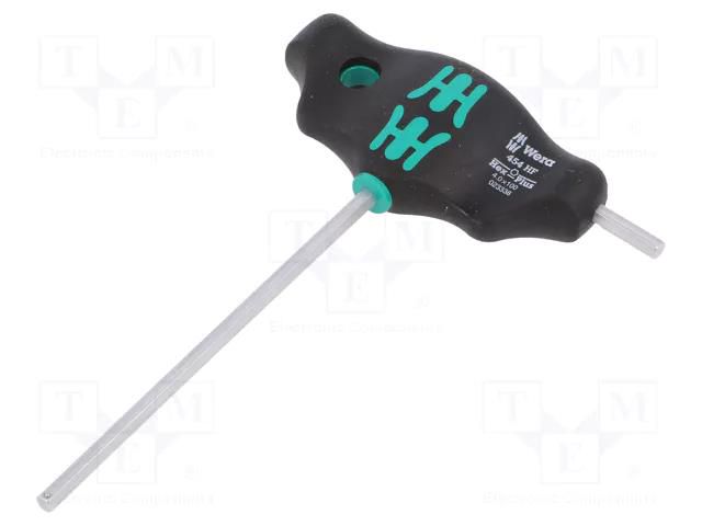 Screwdriver; hex key; HEX 4mm; with holding function; 400 WERA WERA.05023338001