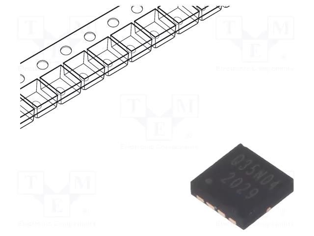 Transistor: N-MOSFET; TRENCH POWER LV; unipolar; 40V; 23A; 40W YANGJIE TECHNOLOGY YJQ35N04A-YAN