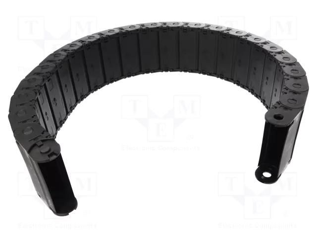 Cable chain; 2480; Bend.rad: 100mm; L: 1012mm; Int.height: 25mm IGUS 2480.05.100.0