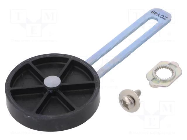 Driving head; adjustable lever, roller TELEMECANIQUE SENSORS ZCY49