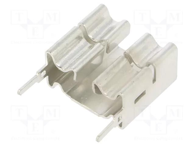 Heatsink: moulded; TO220; natural; L: 11mm; W: 22mm; H: 19mm; 20K/W ALUTRONIC CK985/SN
