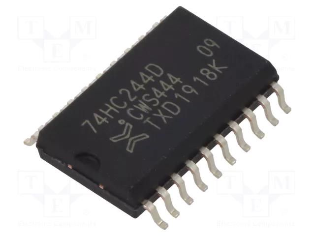IC: digital; buffer,non-inverting,line driver; Ch: 8; CMOS; SMD NEXPERIA 74HC244D.653