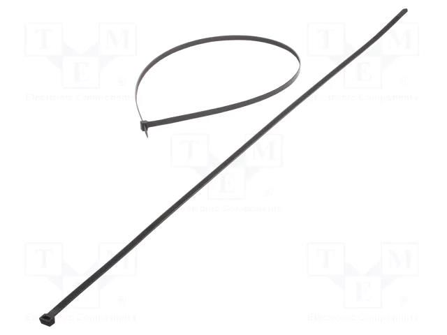 Cable tie; L: 1200mm; W: 12.5mm; black; polyamide; 1112N; Ømax: 380mm FIX&FASTEN FIX-S-12.5X1200/BK