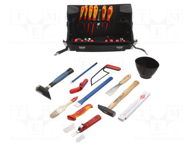 Kit: general purpose; for electricians; 24pcs. KNIPEX KNP.002102EL
