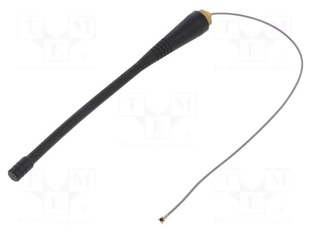 Antenna; RF; 1.3dBi; linear; 50Ω; 470÷510MHz; U.FL; -40÷90°C LINX TECHNOLOGIES ANT-490-PW-QW-UFL
