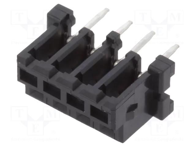 Connector: wire-wire/PCB; socket; female; PIN: 4; SignalBee; THT HIROSE DF3-4S-2DSA-25