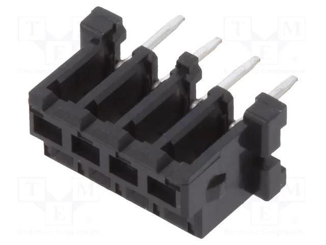 Connector: wire-wire/PCB; socket; female; PIN: 4; SignalBee; THT HIROSE DF3-4S-2DSA-55