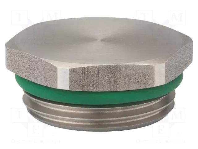 Stopper; M40; 1.5; IP68; stainless steel; V-INOX-FKM; with seal HUMMEL HUMMEL-1153400050