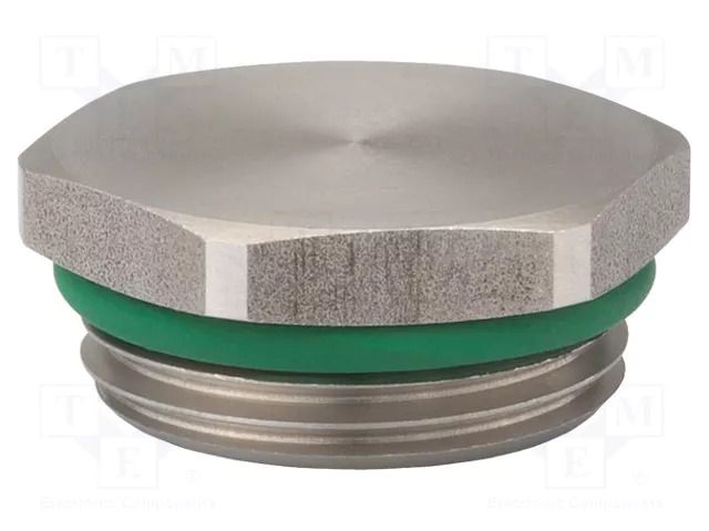 Stopper; M12; 1.5; IP68; stainless steel; V-INOX-FKM; with seal HUMMEL HUMMEL-1153120050