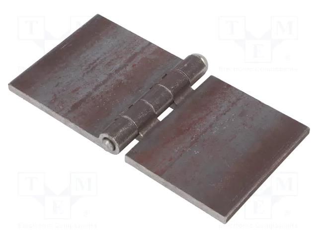 Hinge; Width: 160mm; steel; H: 80mm; without coating,for welding ELESA+GANTER GN1366ST160-80A-BL