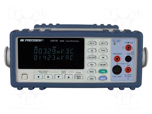 Benchtop multimeter; VFD; 4,75 digit (50000); True RMS AC+DC B&K PRECISION BK5491B