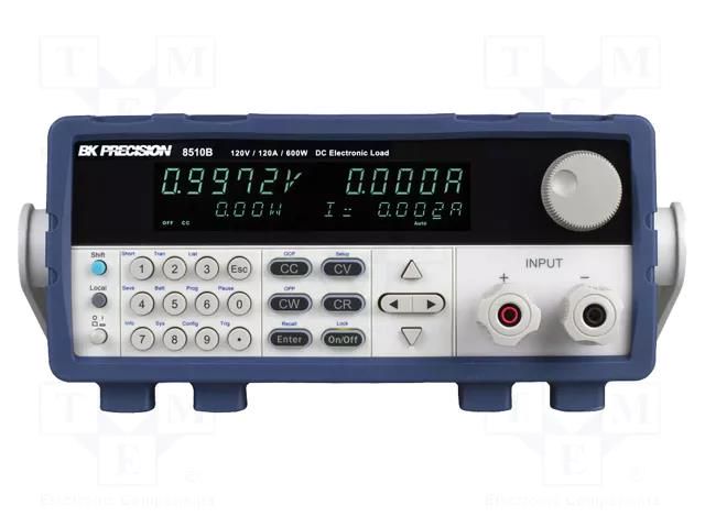 Electronic load; 120V; 120A; 600W; 214.5x88.2x470mm; 100÷240VAC B&K PRECISION BK8510B