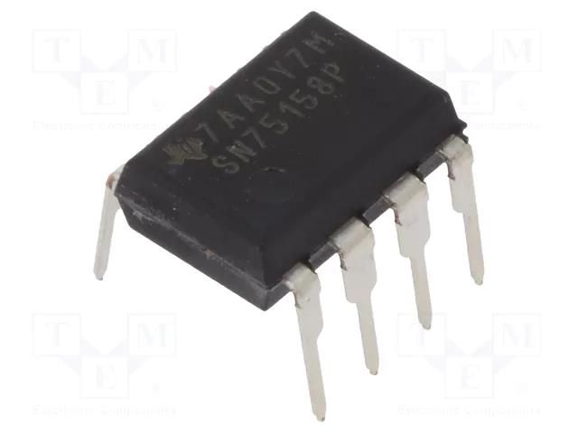 IC: interface; line driver; RS422; DIP8; 4.75÷5.25VDC TEXAS INSTRUMENTS SN75158P