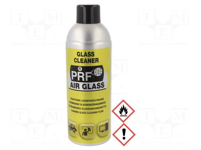 Cleaning agent; GLASS CLEANER; 0.52l; foam; can; white; cleaning PRF PRF-AIRGLASS