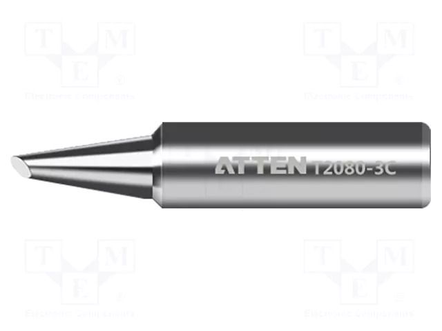 Tip; hoof; 3mm; for  soldering iron ATTEN T2080-3C