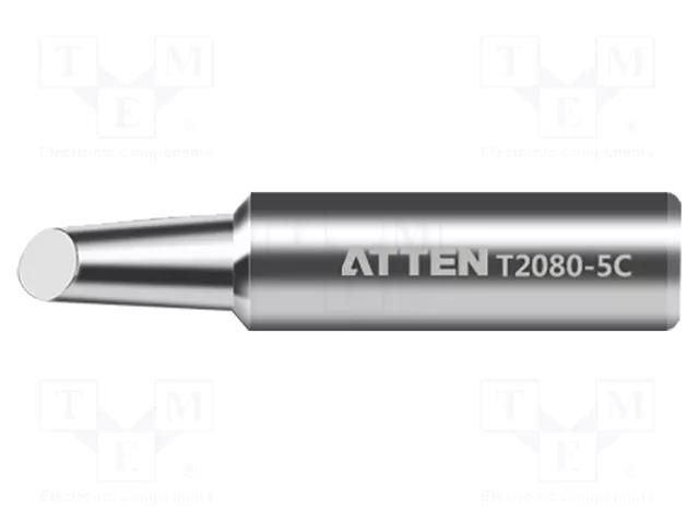 Tip; hoof; 5mm; for  soldering iron ATTEN T2080-5C