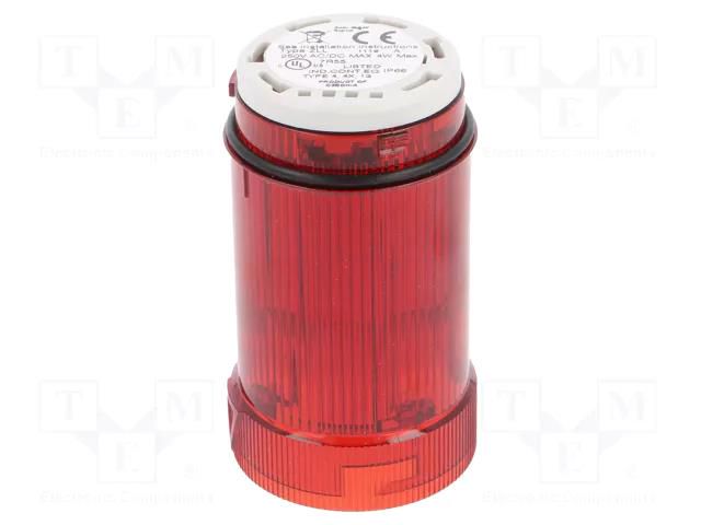 Module: light signaller; red; bulb BA15D; 12÷250VDC; 12÷250VAC AUER SIGNAL 902002900