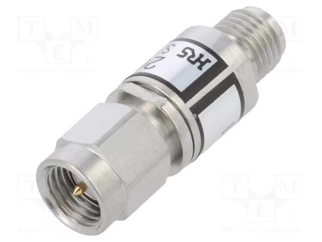 Attenuator; SMA male,SMA female; straight; 50Ω; for cable; PTFE HIROSE AT-120V