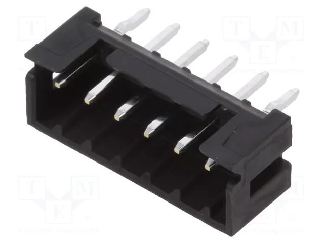 Connector: wire-wire/PCB; socket; male; PIN: 6; SignalBee; straight HIROSE DF3A-6P-2DSA