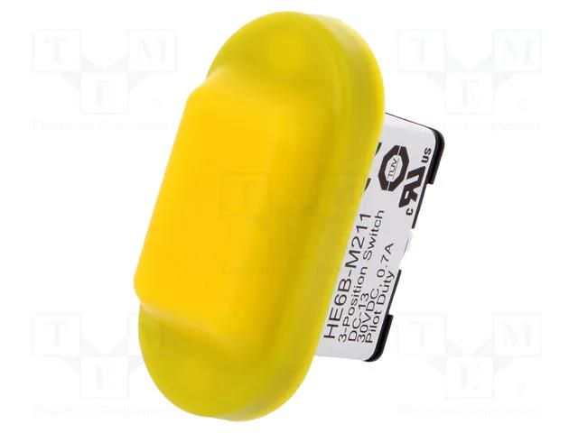 Safety switch: enabling switch; HE6B; DPDT; IP65; plastic; yellow IDEC HE6B-M211Y