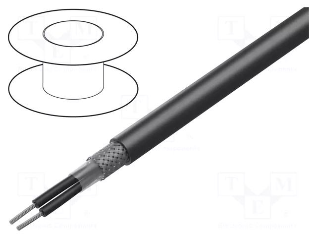 Wire; HELUTHERM® 145 MULTI; 3x0.5mm2; stranded; Cu; PO; black HELUKABEL THERM145-C-3X0.5
