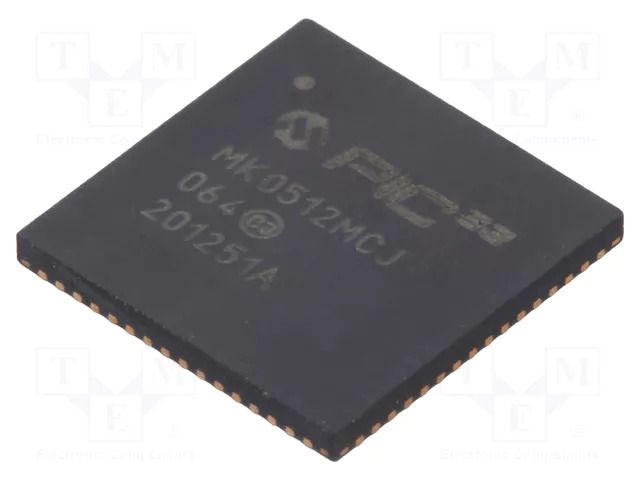IC: PIC microcontroller; 512kB; 120MHz; 2.3÷3.6VDC; SMD; QFN64 MICROCHIP TECHNOLOGY 32MK0512MCJ064IR4X