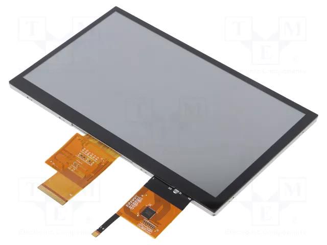 Display: TFT; 7"; 1024x600; Illumin: LED; Dim: 164.8x99.8x4.95mm DISPLAY ELEKTRONIK DEM1024600M3VMH-NC