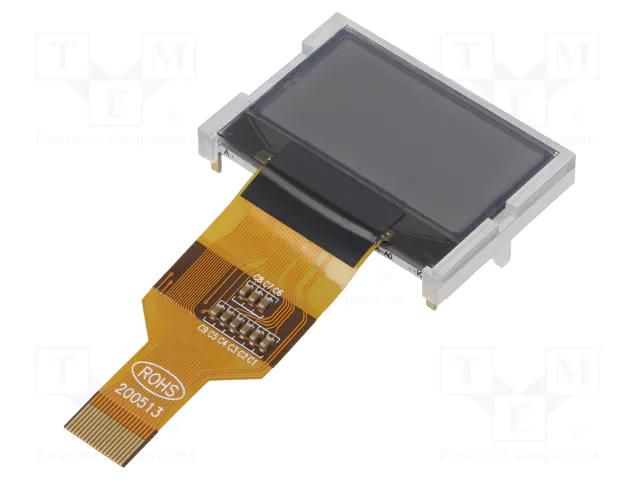 Display: LCD; graphical; 128x64; FSTN Positive; 38x26.42x8.8mm DISPLAY ELEKTRONIK DEM128064C1FGH-PW