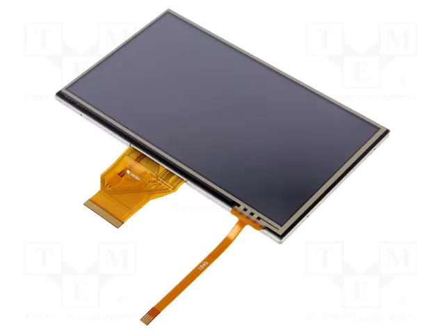 Display: TFT; 7"; 800x480; Illumin: LED; Dim: 165x100.05x4.5mm DISPLAY ELEKTRONIK DEM800480I1TMH-NA