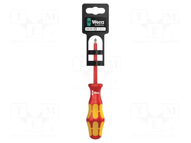 Screwdriver; insulated; PlusMinus PZ-type; PZ1/SL; 1kVAC WERA WERA.05100021001