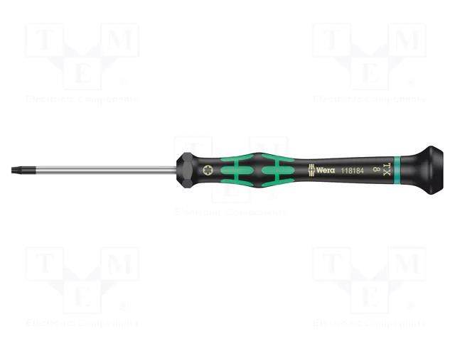 Screwdriver; Torx®; precision; TX08; with holding function WERA WERA.05118184001