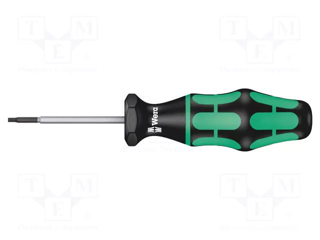 Screwdriver: torque; hex key; HEX 2.5mm; Blade length: 65mm; 2Nm WERA WERA.05027911001