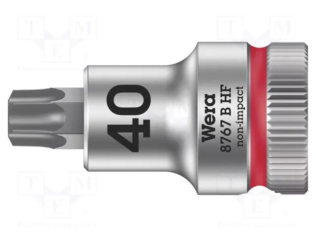 Socket; socket spanner,Torx®; Size: TX40; 3/8"; 35mm; Zyklop WERA WERA.05003068001