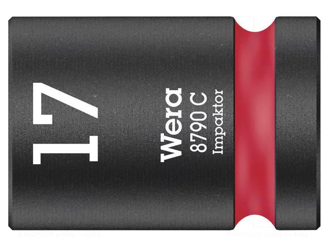 Socket; 6-angles,socket spanner,impact; HEX 17mm; 1/2" WERA WERA.05004574001