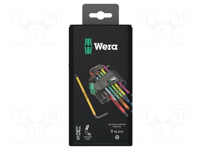 Wrench-set; Torx®; TX8,TX9,TX10,TX15,TX20,TX25,TX27,TX30,TX40 WERA WERA.05073599001