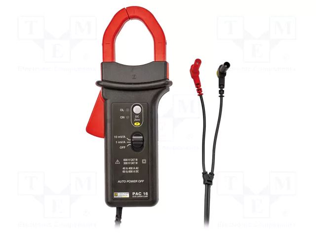 AC/DC current clamp adapter; Øcable: 31mm; I DC: 60A,600A CHAUVIN ARNOUX CA-PAC16