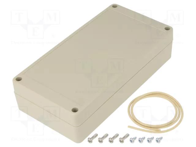 Enclosure: multipurpose; X: 85mm; Y: 165mm; Z: 40mm; Ritec; ABS; IP65 HAMMOND HM-RP1165