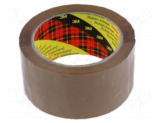 Packing tapes; L: 66m; Width: 48mm; brown; Tensile strength: 45N/cm 3M 3M-371B