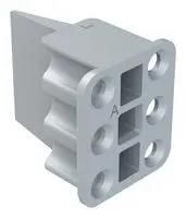 WEDGELOCK, 6POS, THERMOPLASTIC, GREY AWP-6SA.