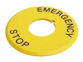 NAMEPLATE, LEGEND, E-STOP SWITCH AT222