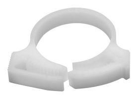 SNAPPER HOSE CLAMP, POLYACETAL, WHITE, 25.32MM, PK100 SNP1910C2